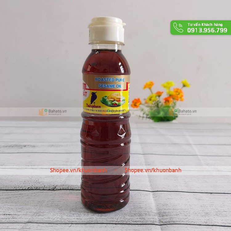 Dầu Mè Thơm Nguyên Chất Nakydaco Chai 250ml