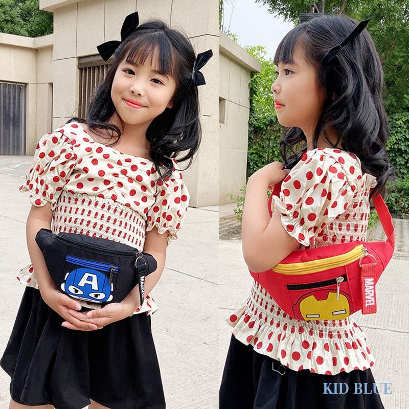 Túi Đeo Chéo Ngực Nhỏ Thời Trang Phong Cách Mới Cho Bé Trai Bé Gái