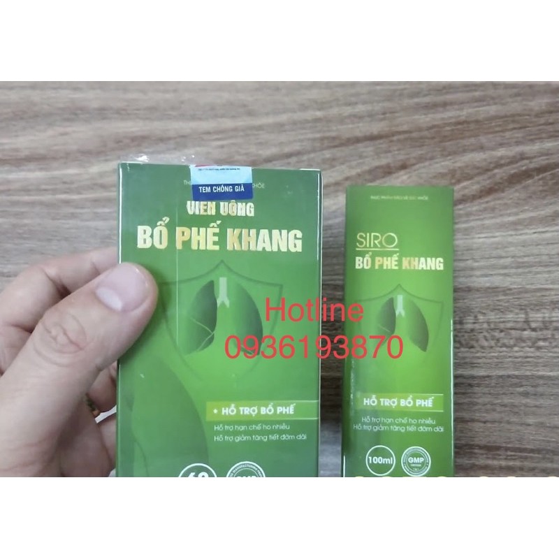 VIÊN UỐNG BỔ PHẾ KHANG  [CHÍNH HÃNG] ❤️ BỔ PHẾ KHANG GIÚP GIẢM HO ĐAU RÁT HỌNG