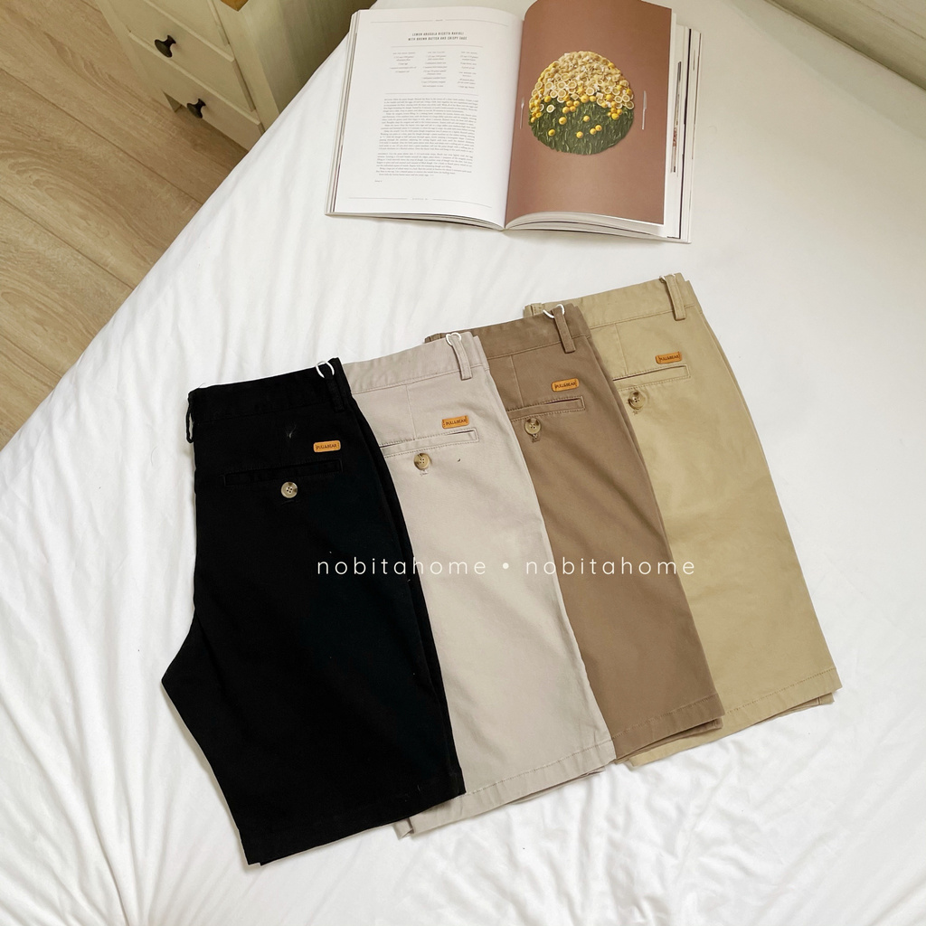 NOBITA HOME - SLIMFIT SHORTS KAKI PB