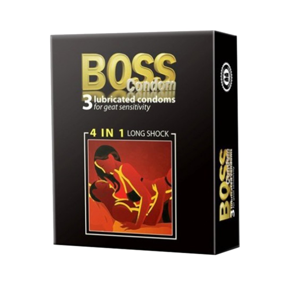 Bao cao su Boss 4 in 1 hộp 3 chiếc