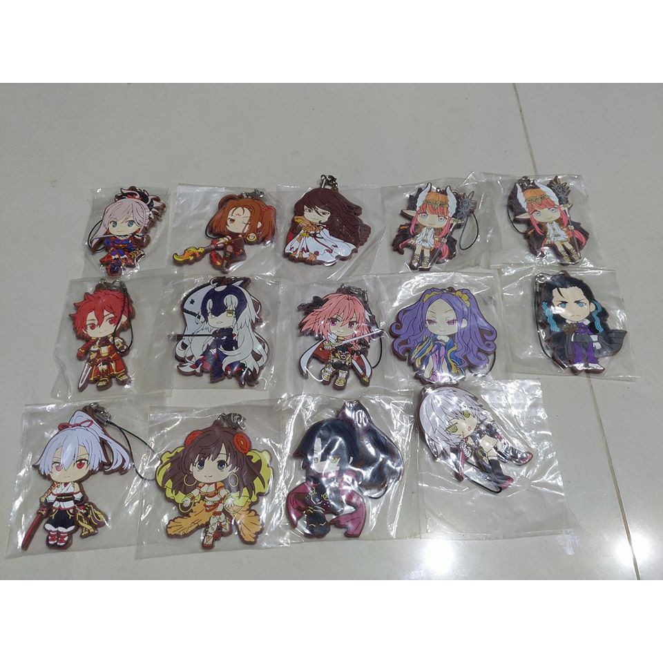 Móc nhựa Fate series các loại chính hãng Nhật Bản