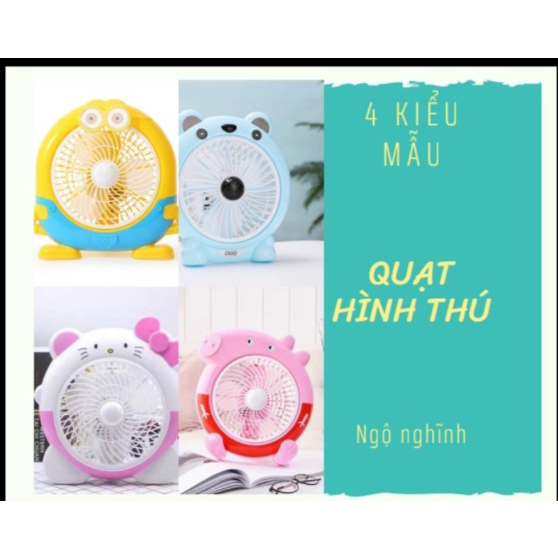 Quạt để bàn mini Hình thú ngộ nghĩnh