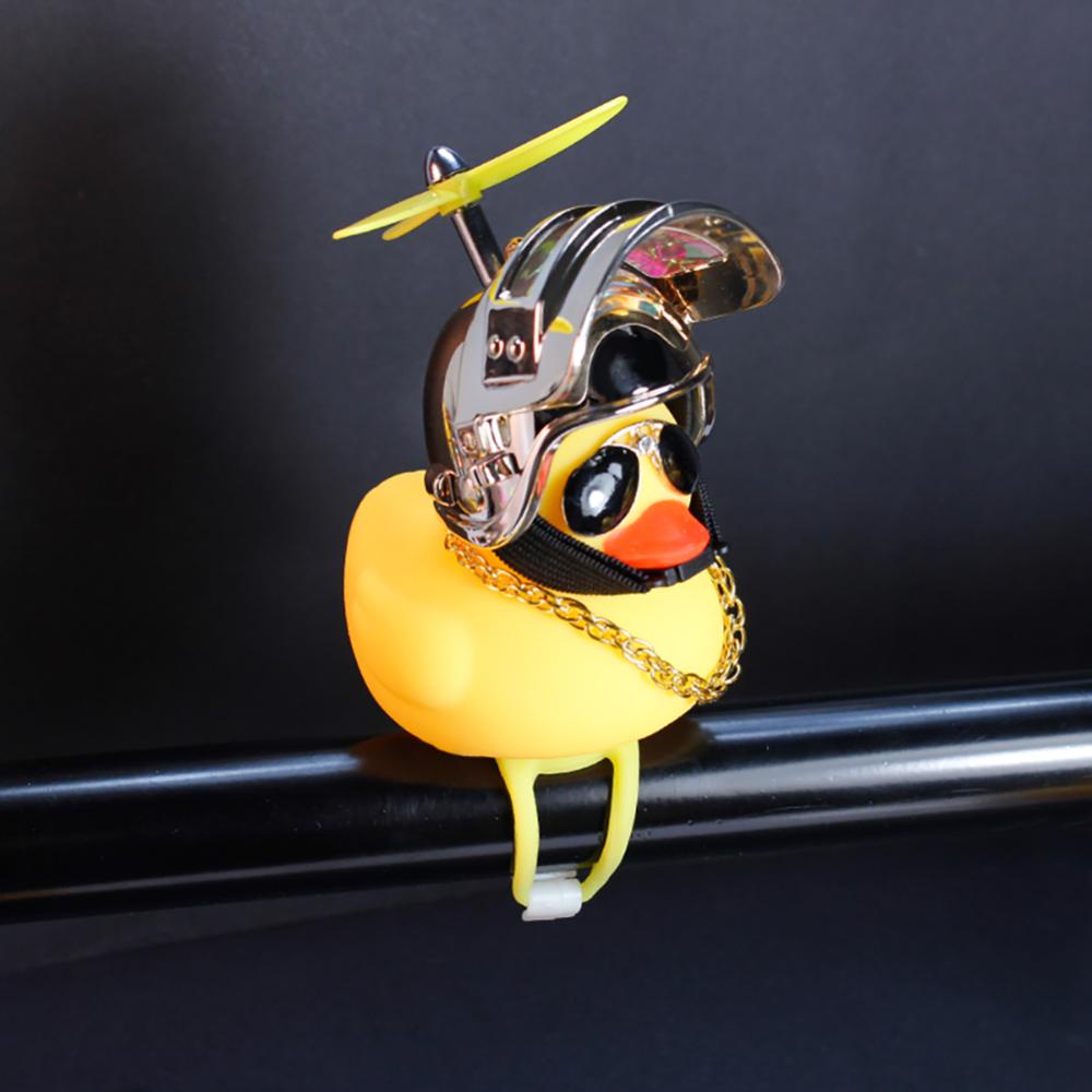 Đồ Chơi Vịt Vàng 3 Cánh Bằng Silicone Trang Trí Xe Đạp/Xe Mô Tô R2T3