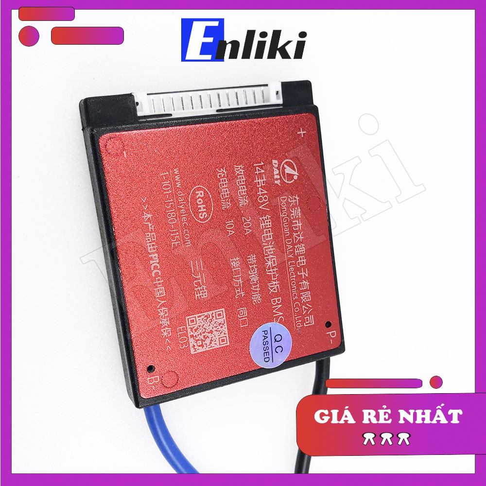 14S 20A Mạch Bảo Vệ BMS Cho Pin Lithium 3.7V - Hệ 14 Cell Nối Tiếp