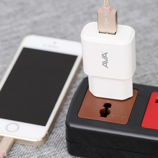 Adapter sạc 2A AVA DS498-TB Trắng