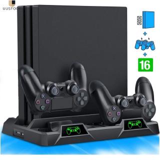 Đế Tản Nhiệt Đứng Có Quạt Tản Nhiệt Cho Ps4 Slim / Ps4 Pro / Playstation 4 / Ps4 Pro