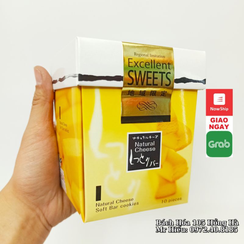 [Date T5/2021] Bánh Excellent Sweets Nhật Bản 10 cái