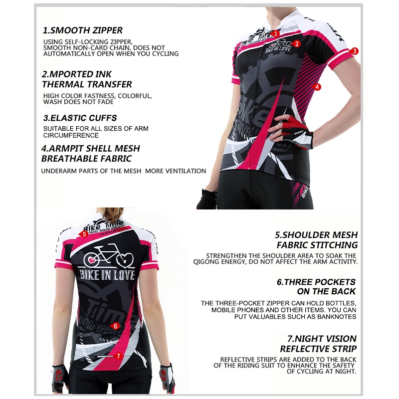 Áo jersey đạp xe PHMAX tay ngắn thoáng khí chuyên nghiệp mùa hè