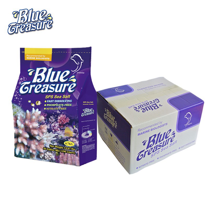 Muối Blue Treasure SPS Sea Salt 6.7kg - Muối dùng cho hồ cá cảnh biển