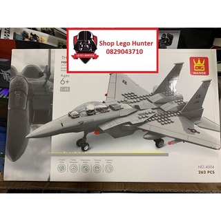 Xếp Hình Army mô hình lắp ráp Máy bay tiêm kích F 15 - Wange 4004