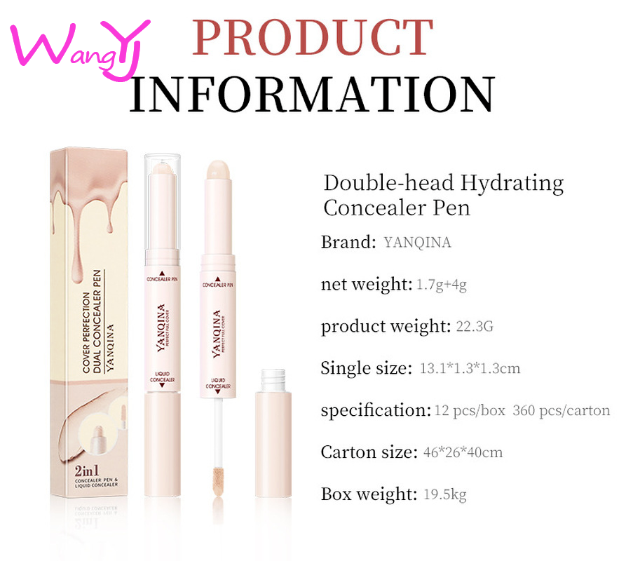 [Hàng mới về] Bút Che Khuyết Điểm Hai Đầu 2 Trong 1 Che Phủ Quầng Thâm Và Tàn Nhang | BigBuy360 - bigbuy360.vn