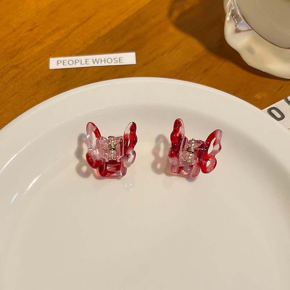 IVORY Kẹp Càng Cua Hình Bướm Bằng Acrylic Thời Trang