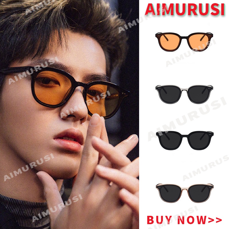 Kính mát gọng oval phong cách Hàn Quốc Ulzzang thời trang cho nam nữ