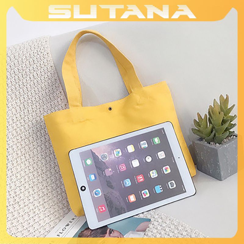 Túi tote vải canvas đeo chéo trơn mềm đi học đẹp giá rẻ TT2