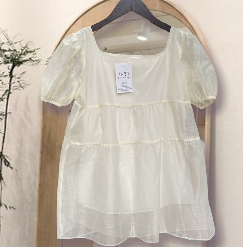 Áo Bánh Bèo Nữ Chất Tơ Óng babydoll Sang Trọng Chan House