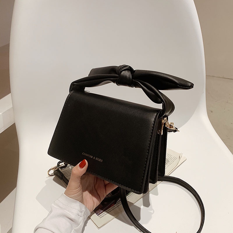 IELGY Túi Đeo Chéo Hình Vuông Cỡ Nhỏ Phối Dây Đeo Sợi Xích Thời Trang Cho Nữ