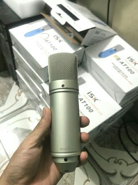 Combo mic ISK AT-100 + sound card k10 + tai nghe Sony XB450Ap