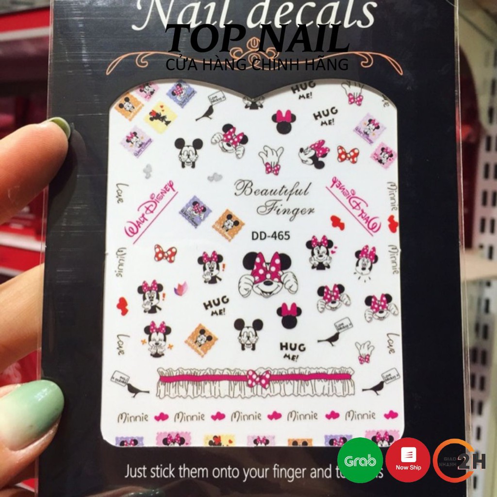 Sticker hình dán trang trí móng D465