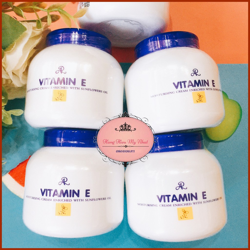 Hũ Kem Dưỡng Da Aron Vitamin E - Thái Lan dưỡng ẩm bổ sung VITAMIN E cho da ARON