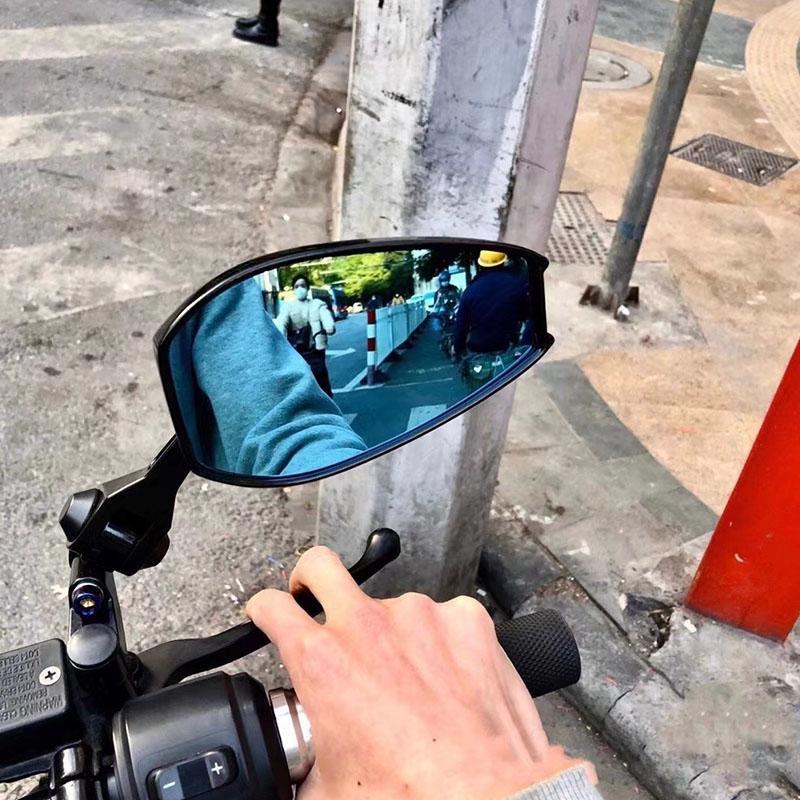 Đầu Máy Xe Máy Điện EBIKE AOS4 Gương Chiếu Hậu Xe Tay Ga gogoro Xe Điện BWSR FORCE C90 Sửa Đổi Phản 