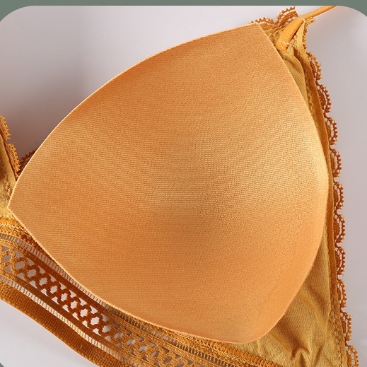 Áo Bra 2 Dây Ren Hoa Nhí - Áo Ngực Không Gọng Mút Mỏng Siêu Xinh AMYBRA B7156