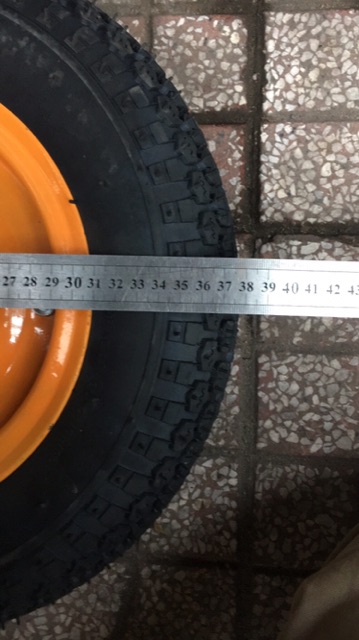 Bánh xe đẩy bơm hơi 350/400-8