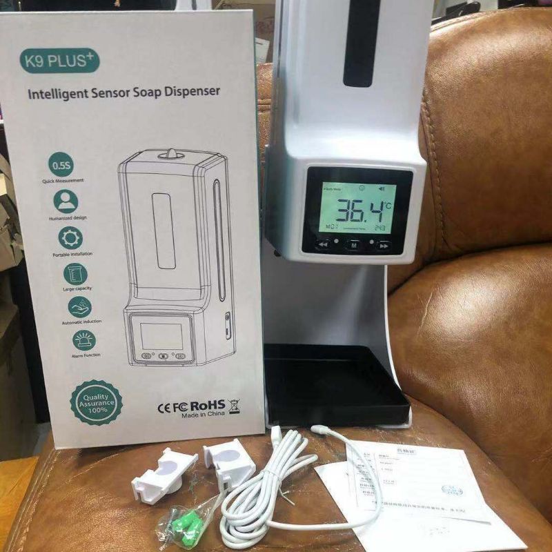 Máy đo thân nhiệt, khử trùng, sát khuẩn tay tự động K9 PRO PLUS+