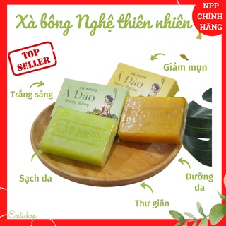 [Freeship] Xà bông Nghệ Soap ả đào Nghệ mật ong Mướp đắng Mộc Nhan (tặng túi tạo bọt khi mua 1 bánh bất kỳ)