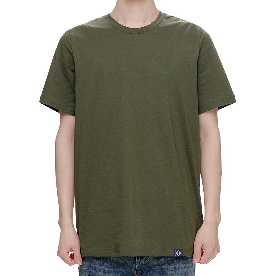 Áo Thun Xanh Lá Đậm Basic Standard Tee Phông Trơn Nam Nữ Unisex Tay Ngắn Oversize Form Rộng Màu Xanh Rêu Maverick