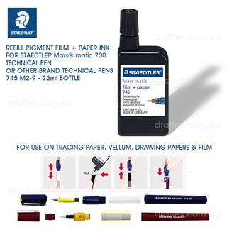 Mực can kỹ thuật STAEDTLER 745 (6 màu )