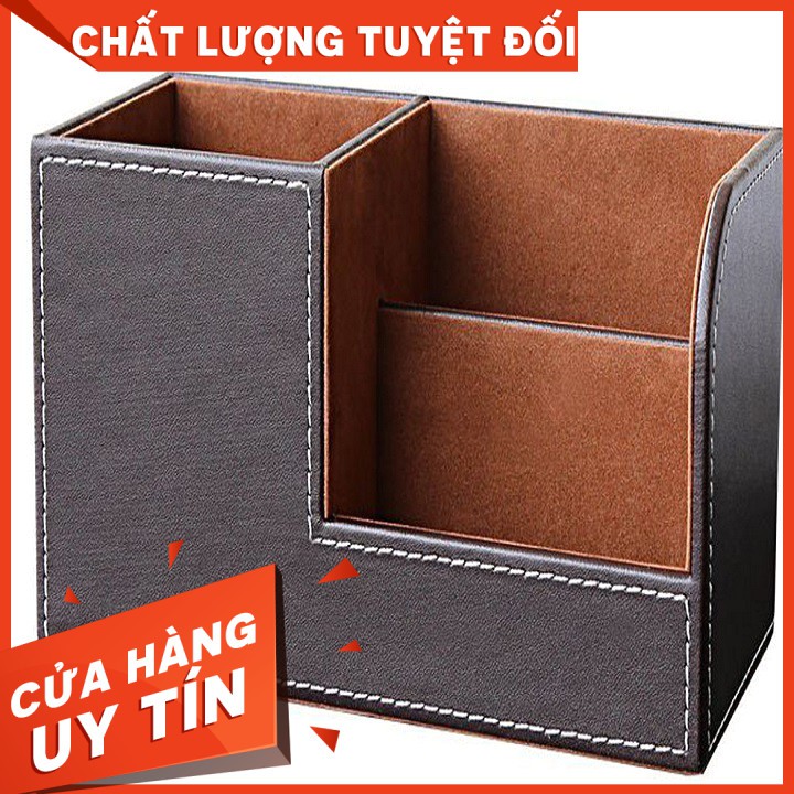 [HOT]9202 Hộp đựng bút để bàn da cao cấp.