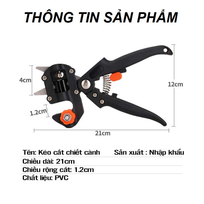 KÉO CẮT CHIẾT CÀNH KOMAX - Home and Garden