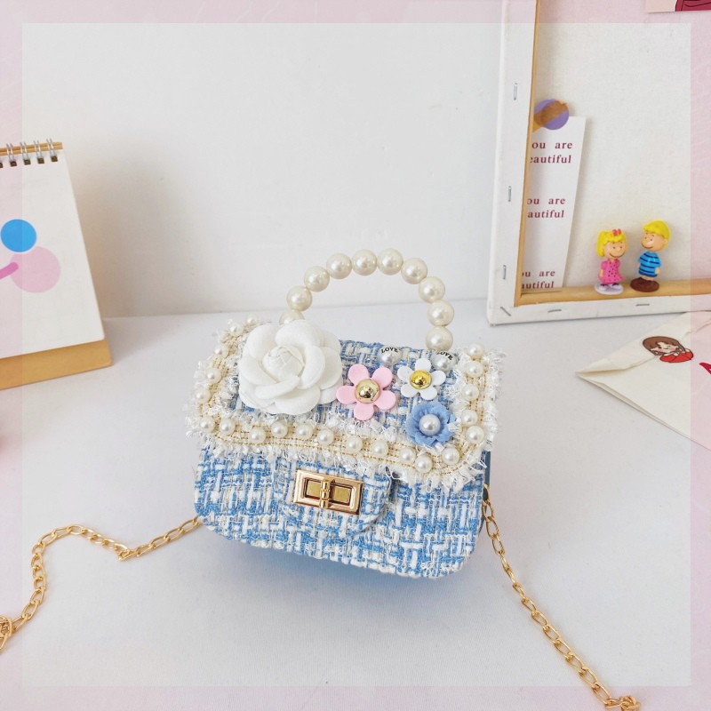 Túi xách nữ chất liệu dạ họa tiết hoa trà khoá xoay siêu xinh | BigBuy360 - bigbuy360.vn