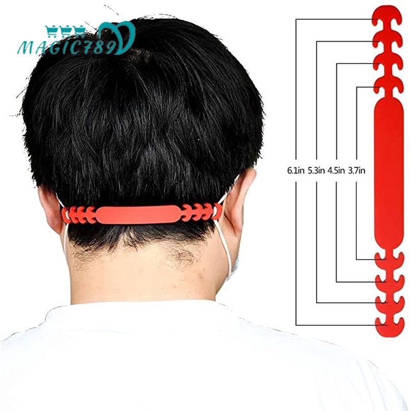 (Hàng Mới Về) Dụng Cụ Móc Giữ Khẩu Trang Bằng Silicon 8 Khớp Điều Chỉnh Linh Hoạt Magic789 | BigBuy360 - bigbuy360.vn