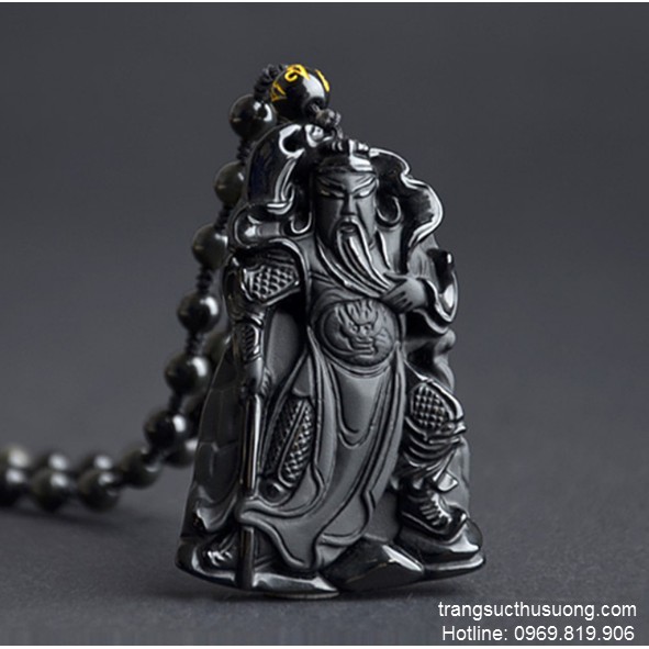 Vòng cổ phong thủy mặt Quan Công