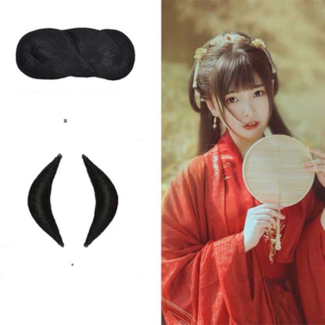 Set búi tóc cổ trang (búi xoắn 15cm)