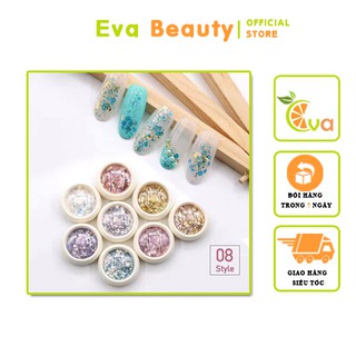 Set nhũ vẩy cá 8 màu siêu sáng