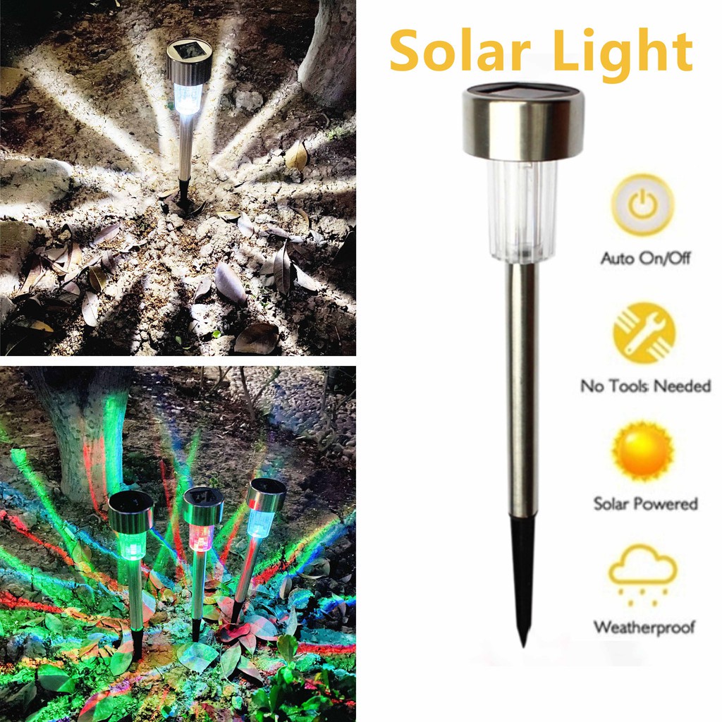 Đèn Led Năng Lượng Mặt Trời Ánh Sáng Trắng Ấm/Trắng Ấm Dùng Cho Sân Vườn Ngoài Trời