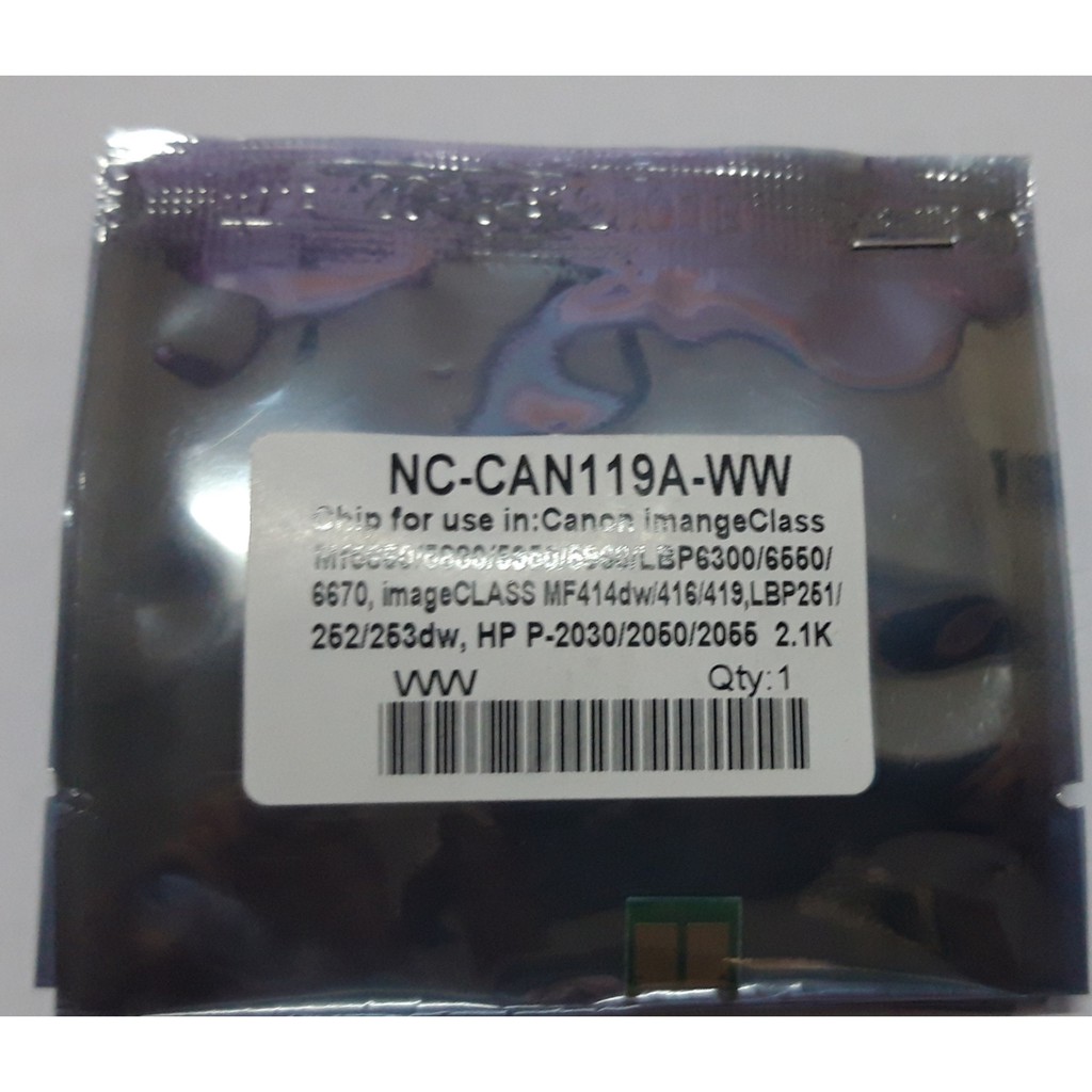 Chip hộp mực canon 319 - Chip Canon LBP251DW,252DW, 5850DW,5880