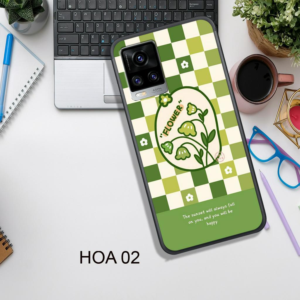 Ốp Lưng  VIVO Y15S - Y21 - Y21S - Y33S , In Hình HOA, Màu Sắc Bắt Mắt.