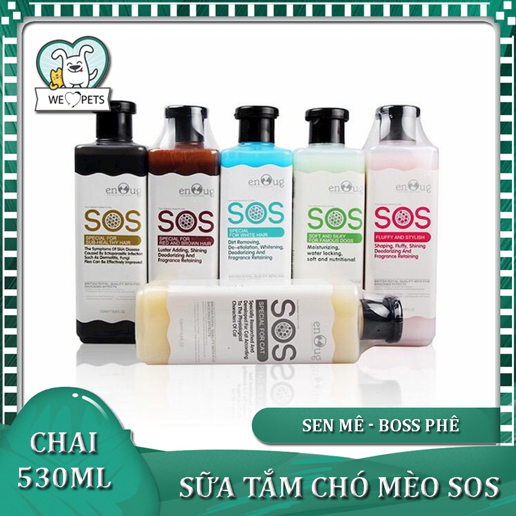 [Chính hãng] Sữa tắm cho chó mèo SOS 530ml - Lida Pet Shop