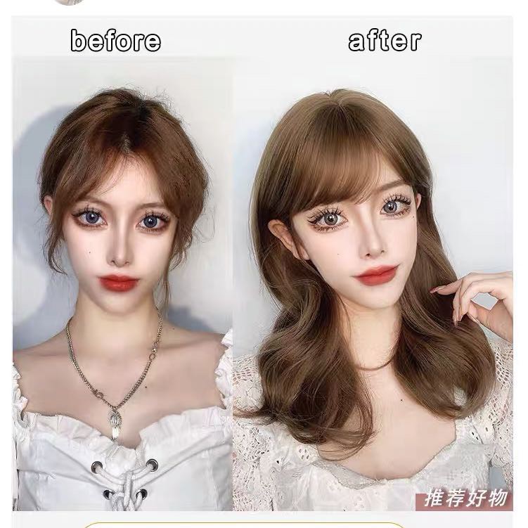 Tóc giả nữ đẹp ❤FREESHIP❤ cả đầu xoăn dợn 2204