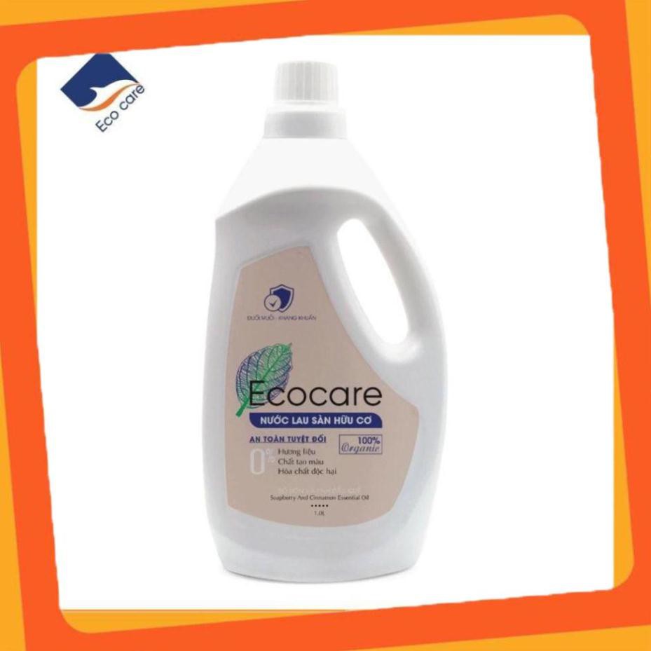 Nước rửa chén hữu cơ Bồ hòn Chanh gừng 2000ml Ecocare