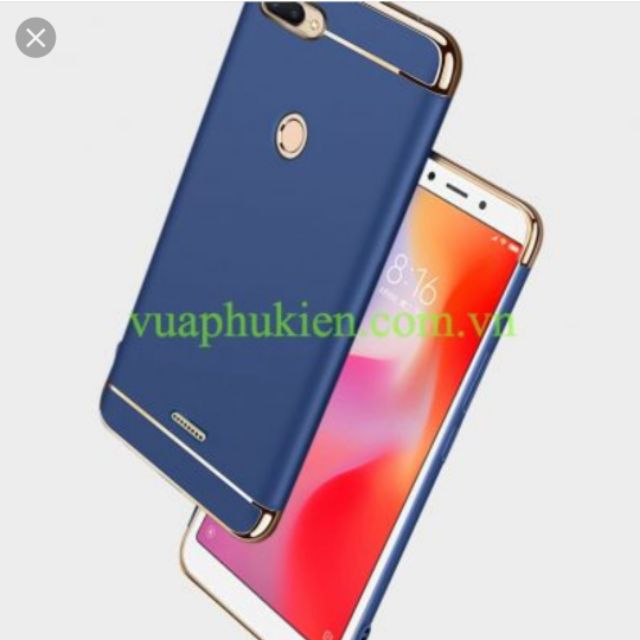 Ốp lưng 3 mảnh Plastic 360 cho xiaomi redmi 6