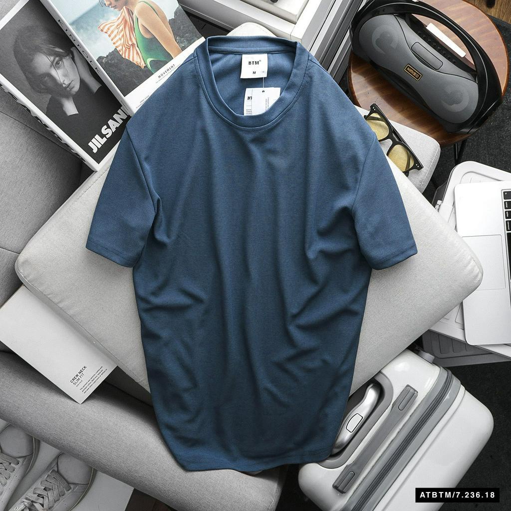 Áo thun thời trang unisex tay ngắn, chất liệu thun tổ ong, thấm hút tốt, form đẹp 23618