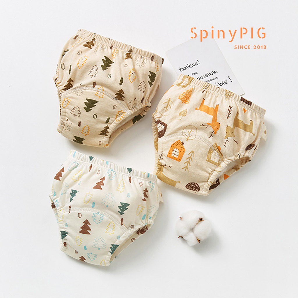 Quần Bỏ Bỉm 6 Lớp Cotton Mát Và Thoáng Khí Cho Bé Yêu Tập Bỏ Bỉm Nhiều Họa Tiết Cực Xinh