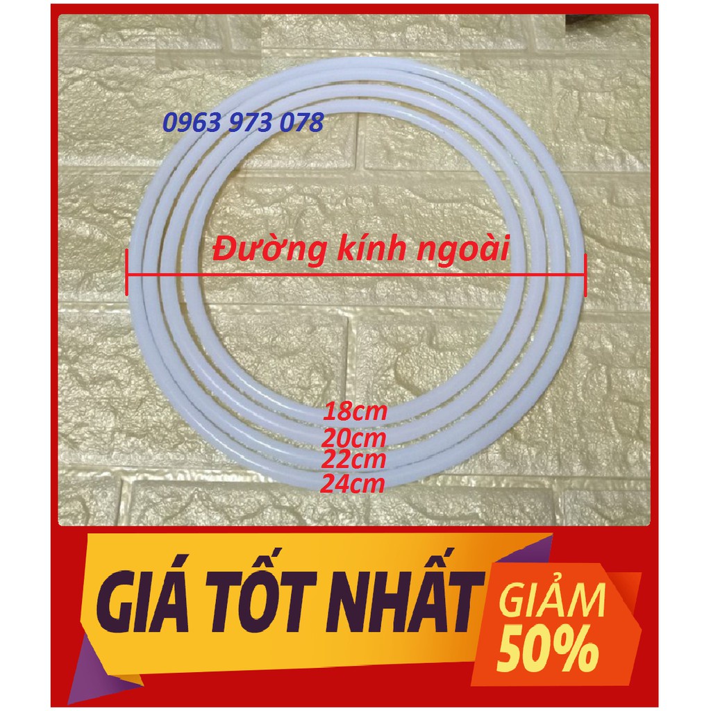 Gioăng tròn đặc nồi áp suất 2 quai gas supor, sunhouse -phukiendemhoi