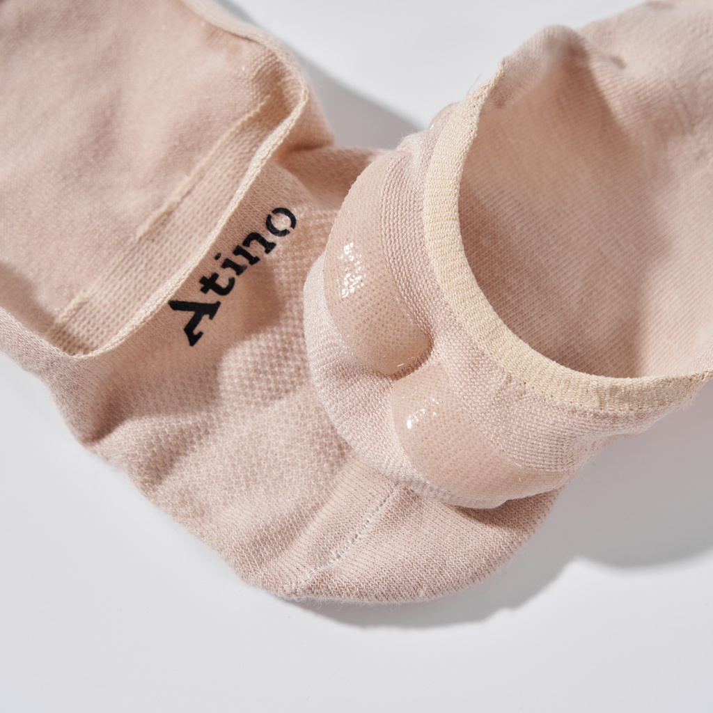 Tất lười nam Cotton Premium ATINO thiết kế lưới thông hơi thoáng khí khử mùi thấm mồ hôi AT2027