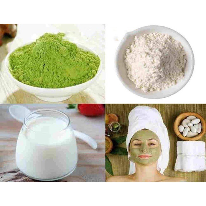 Tinh Cám Gạo Trà Xanh 1 Ký nguyên chất thiên nhiên 100% có giấy VSATTP và ĐKKD dùng đa công dụng